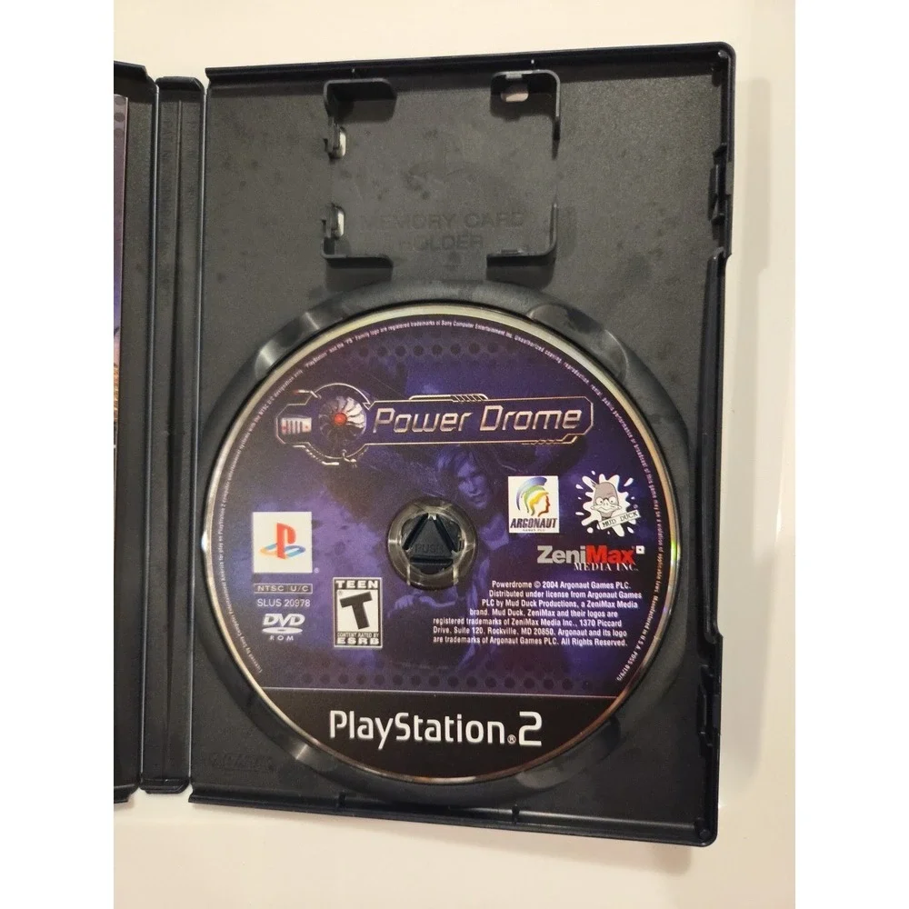 Power Drome (Sony Playstation‎ 2, PS2 2004) Complete W/ Manual And Tested